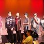 Cast of RENT singing with Adam Pascal